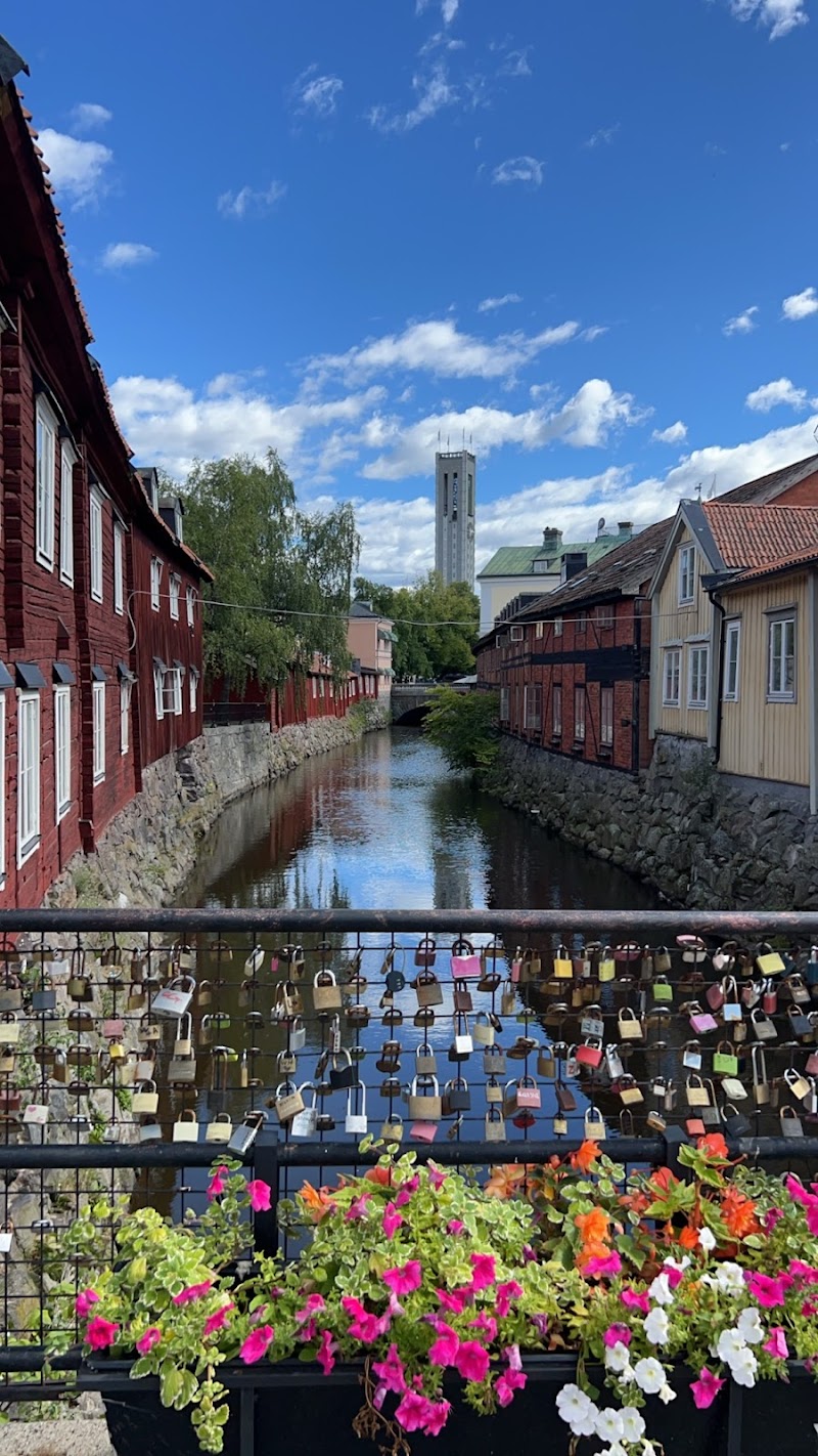 The padlock bridge by Svartån