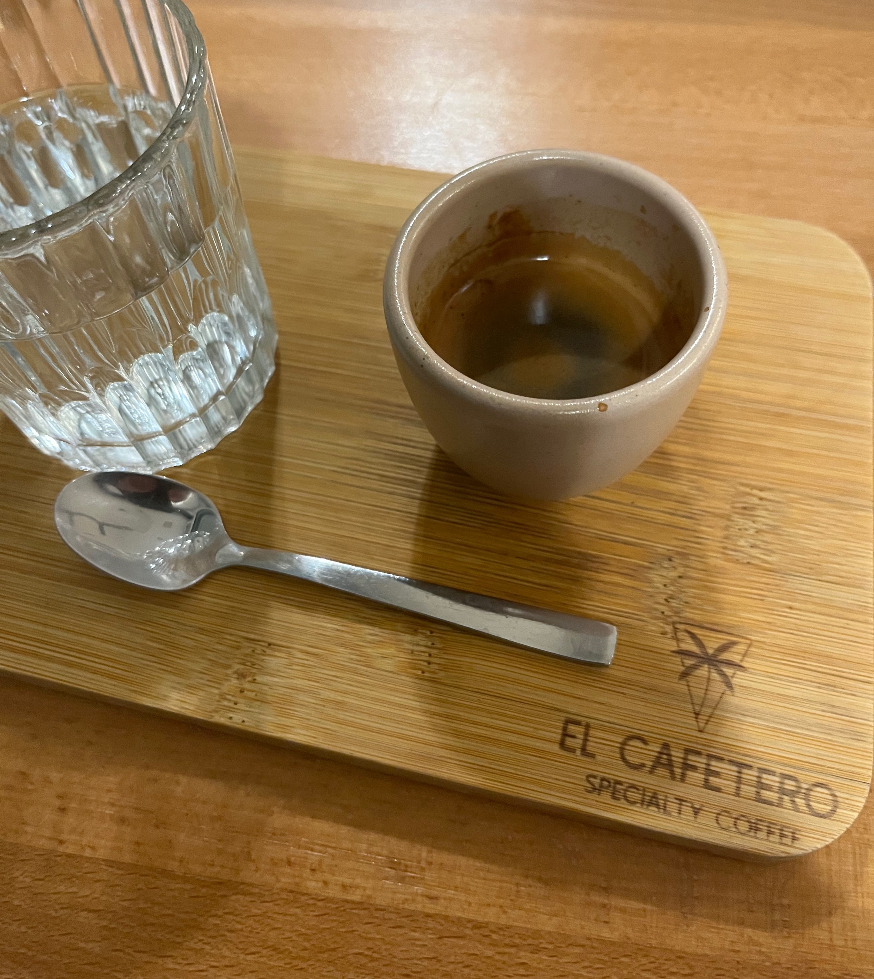 October espresso at El Cafetero